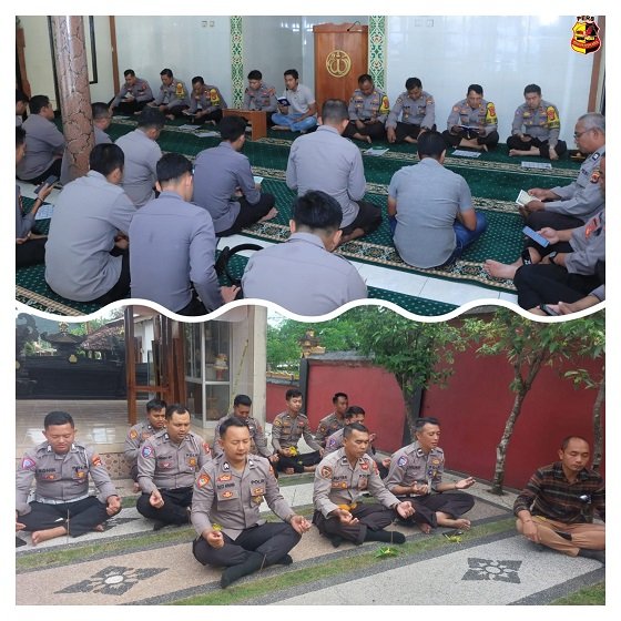 Polres Sumbawa Barat Laksanakan Kegiatan Pembinaan Rohani dan Mental (Binrohtal)
